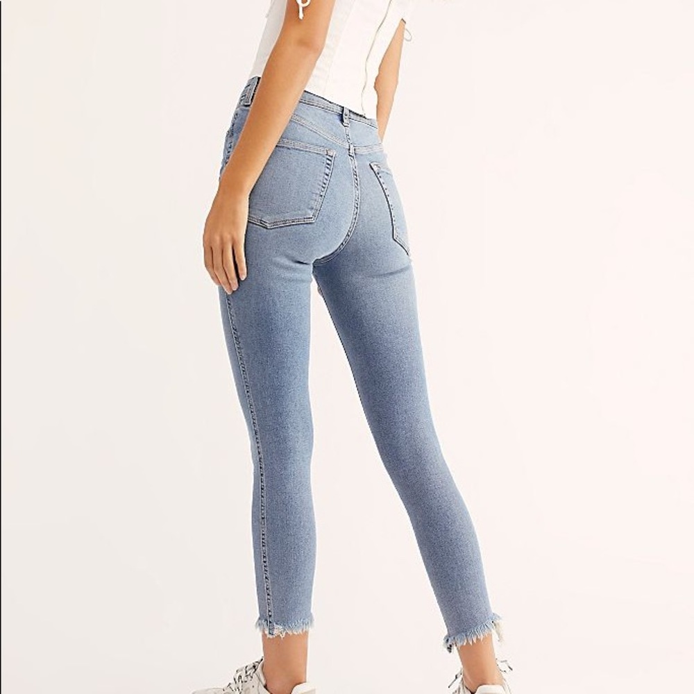 Free People Raw High Rise Jegging